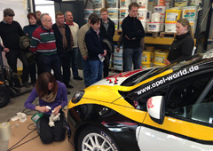 IMV Frankenberg besucht Bienhaus Malerbetrieb und Werbetechnik