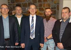 v.l Klaus Blaschke, Bernhard Holzapfel,Holger Paulus, Sebastian Paulus , Björn Riedesel, ( es fehlt Jens Hecker-Michel )