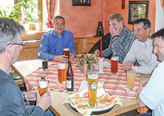 Betriebsbesichtigung bei unserem Mitglied Martin Höck vom 21. - 22.09.12